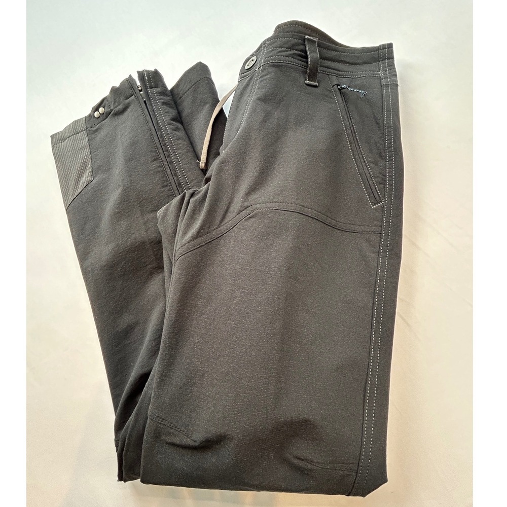 KUHL Hiking Pants Women 4 Regular Black Outdoor Performance Articulated Knee